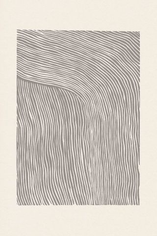 Linocut stripes - gray