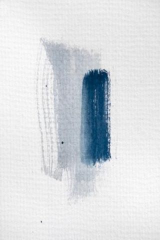 Aquarelle Meets Pencil - Mint Blue