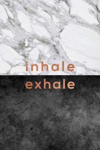 Inhale Exhale Copper Quote