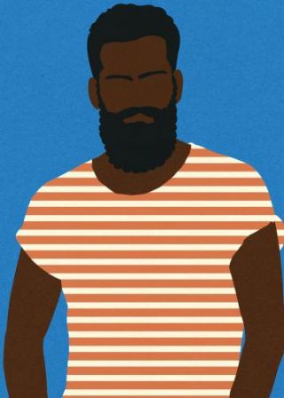 Man With Striped Shirt