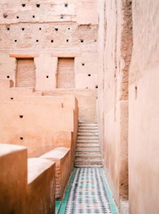 Marrakech Palace halls