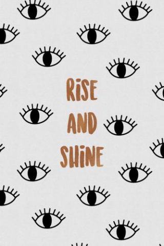 Rise & Shine Bedroom Quote