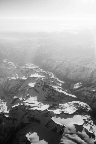 Alps in Black and White
