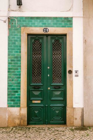 Green door of Lagos