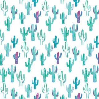 All Over Painted Cacti - Mint And Pink