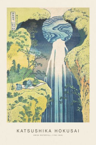Amida Waterfall (SE) - Hokusai
