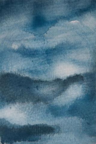 Aquarelle Meets Pencil - Ink Clouds
