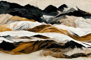 Black And Ochre Mountains