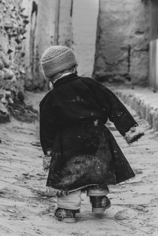 Boy In A Village In The Himalayas