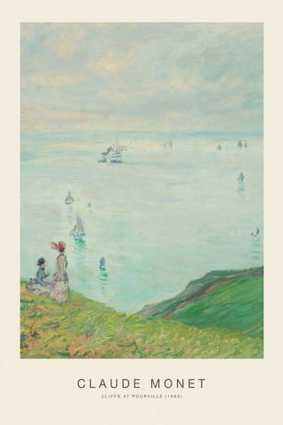Cliffs At Pourville (SE) - Claude Monet