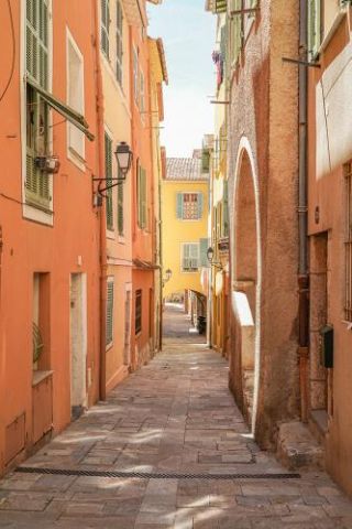 Colorful Houses In Menton, France Ii