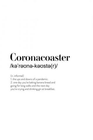 Coronacoaster  White