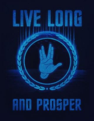 Live Long And Prosper - Spock's Hand - Leonard Nimoy Geek Tribut