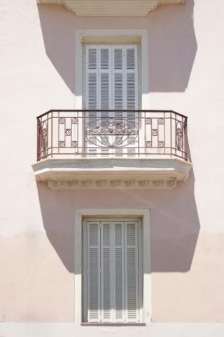 French Balcony In Pink