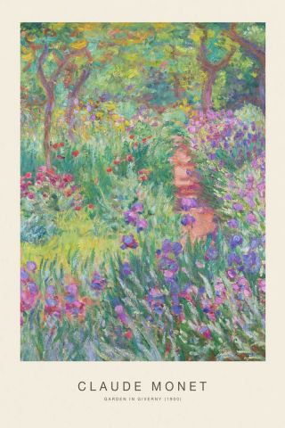 Garden In Giverny (SE) - Claude Monet