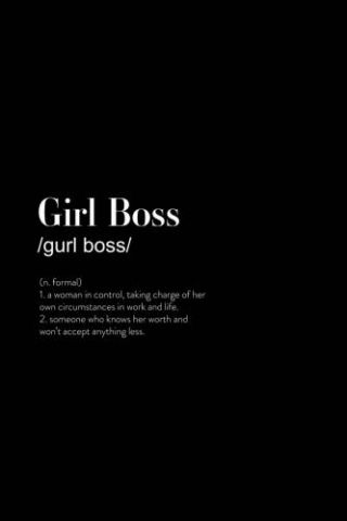 Girl Boss  Black