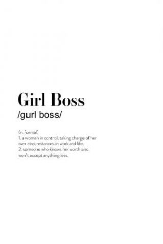 Girl Boss  White