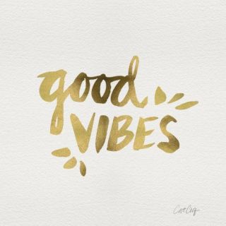 Good Vibes – Gold Ink