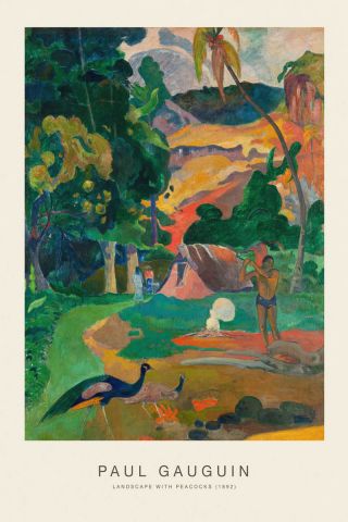 Landscape With Peacocks (SE) - Paul Gauguin