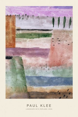 Landscape With Poplars (SE) - Paul Klee