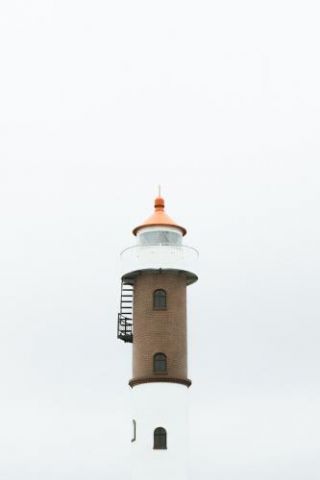 Minimalist Lighthouse In Northern Germany