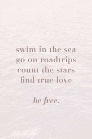 Motivational Quotes - Be Free White