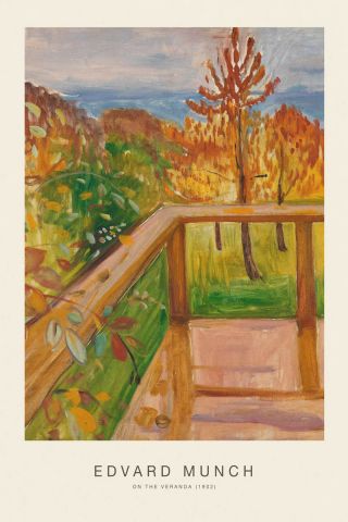 On The Veranda (SE) - Edvard Munch