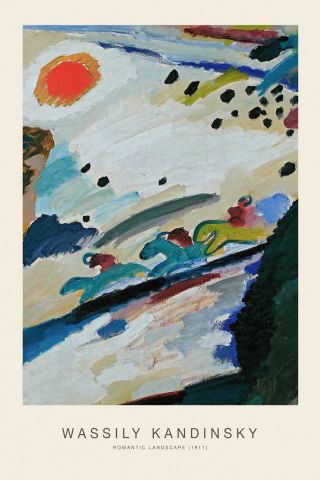 Romantic Landscape (SE) - Wassily Kandinsky