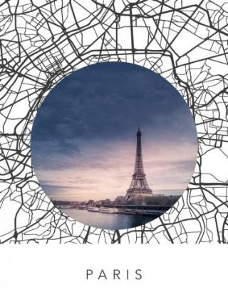 Paris Streets Collage