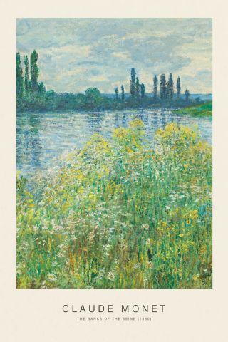 The Banks Of The Seine (SE) - Claude Monet