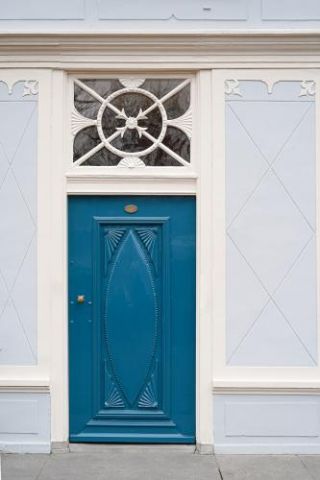 The Blue Door In Holland