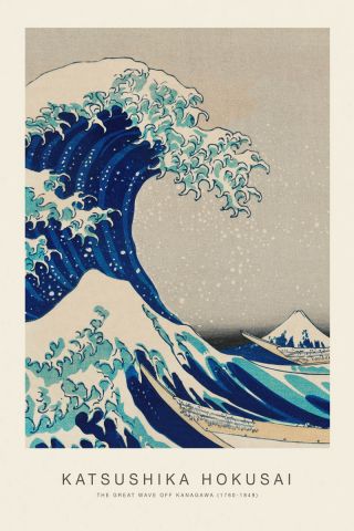 The Great Wave Off Kanagawa (SE) - Hokusai