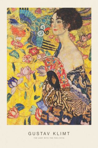 The Lady With The Fan (SE) - Gustav Klimt