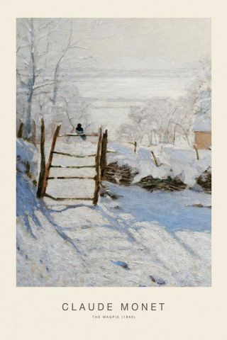 The Magpie (SE) - Claude Monet