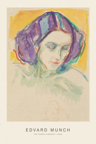 The Purple Portrait (SE) - Edvard Munch
