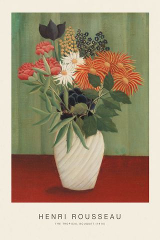 The Tropical Bouquet (SE) - Henri Rousseau
