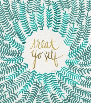 Treat Yo Self – Gold & Turquoise