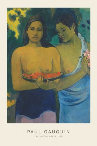 Two Tahitian Women (SE) - Paul Gauguin