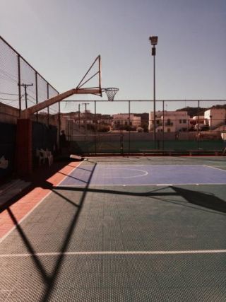 Vintage Basketball Court