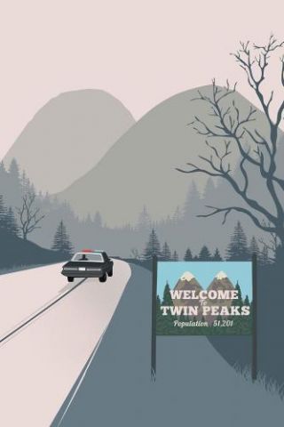 Welcome To Twin Peaks Art
