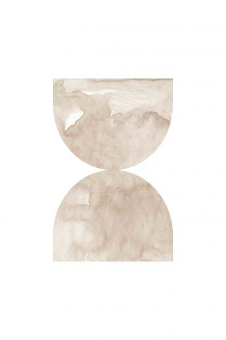 Beige watercolor shapes 8